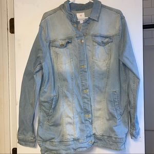 patriotic blue jean jacket